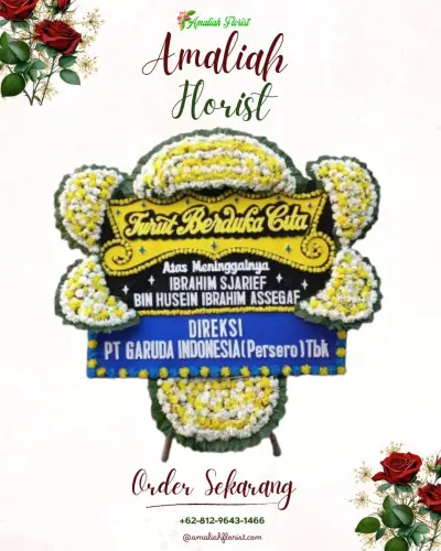Papan Bunga Duka di Siantar