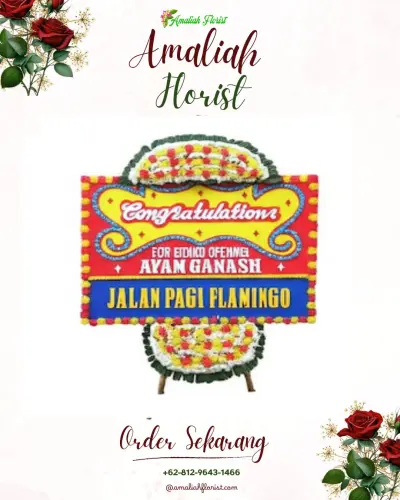 Bunga Papan Congratulation di Siantar